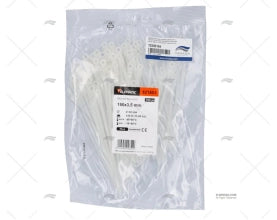 NYLON CABLE-TIE W/ EYELET 3,6x150 WHITE NORMA
