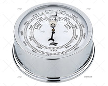 BAROMETER CHROME BRASS DIAL 95mm IMN