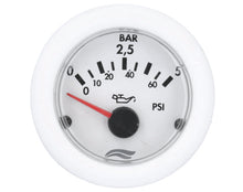 PRESSURE GAUGE IMB   5BAR 12V WHITE