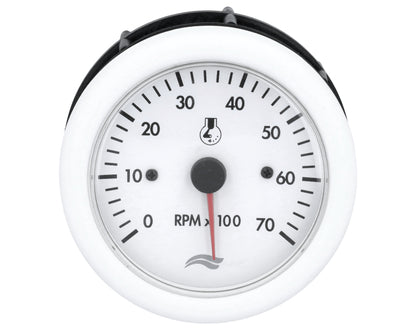 TACHOMETER IMB 7000RPM 12V WHITE