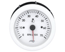 TACHOMETER IMB 7000RPM 12V WHITE