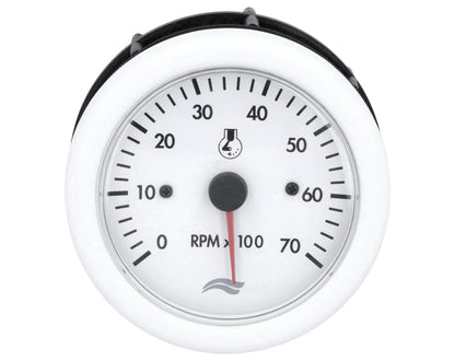 TACHOMETER IMB 7000RPM 12V WHITE