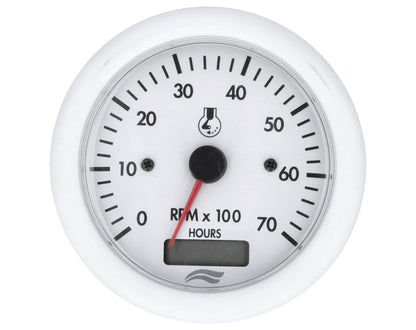 TACHOMETER IMB 7000rpm 12V W/HOURMETER