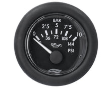 PRESSURE GAUGE 10 BAR 12V BLACK