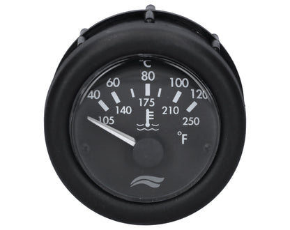 TEMPERATURE GAUGE IMN 120?C 12V BLACK