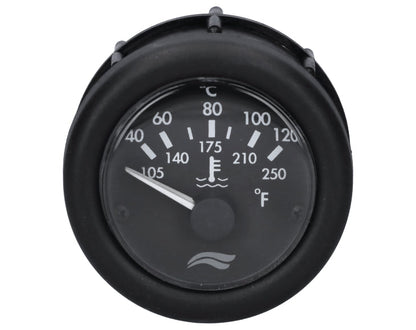 TEMPERATURE GAUGE IMN 120?C 12V BLACK
