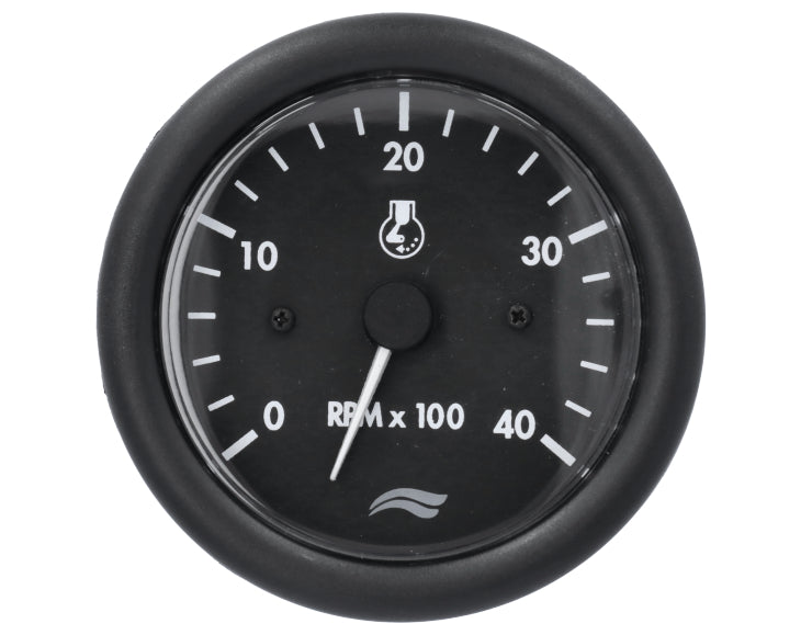 TACHOMETER IMN 4000 RPM 12V BLACK