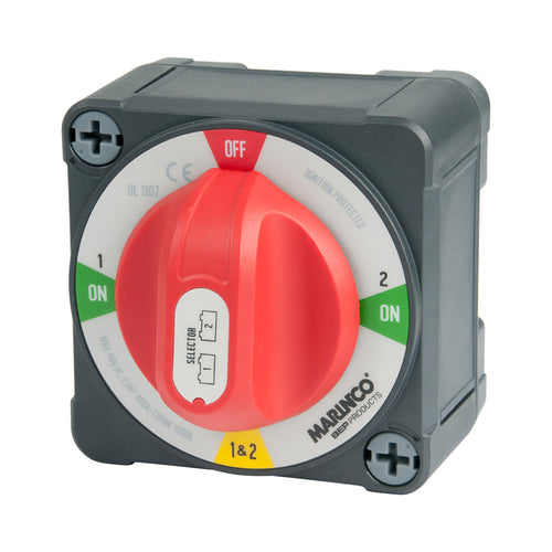 BEP Battery Switch Pro Installer 1/2/Both/Off EZ Mount Surface Mount Only 48V Max. 400A Continuous
