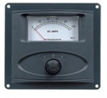 BEP Analog DC Ampmeter Panel Mount Up To 3 Inputs 0-100A Includes 1x Shunt
