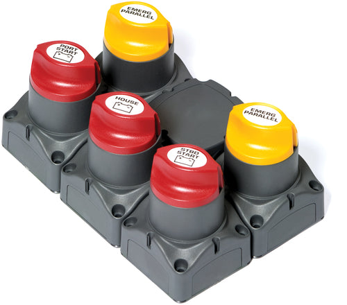 BEP Twin Outboard Engine, Three Battery Banks with Motorized VSR