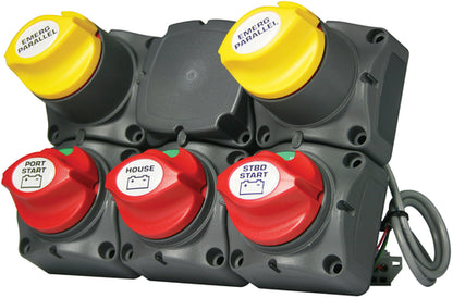 BEP Twin Outboard Engine, Three Battery Banks with Motorized VSR