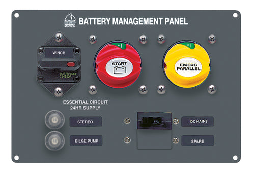 BEP Battery Management Panel Sailboat 9-12m