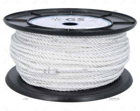 MOORING ROPE WHITE 6mm HIGH STRENGTH LIROS