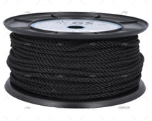 MOORING ROPE BLACK  6mm HIGH STRENGTH