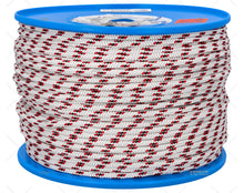 PRE-STRETCHED HALYARD 6mm WHITE/RED MEYER