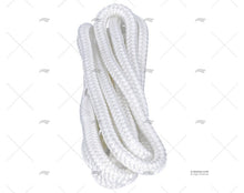FENDER ROPE WHITE 12mm 2.5m W/BEND
