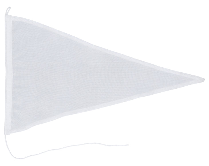 TRIANGULAR WHITE FLAG 20x30cm