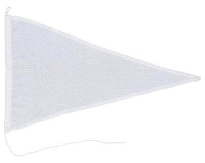 TRIANGULAR WHITE FLAG 20x30cm