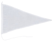 TRIANGULAR WHITE FLAG 20x30cm