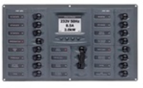 BEP Circuit Breaker Panel AC 110V 16x Single Pole 2x Inputs AC120V with ACSM