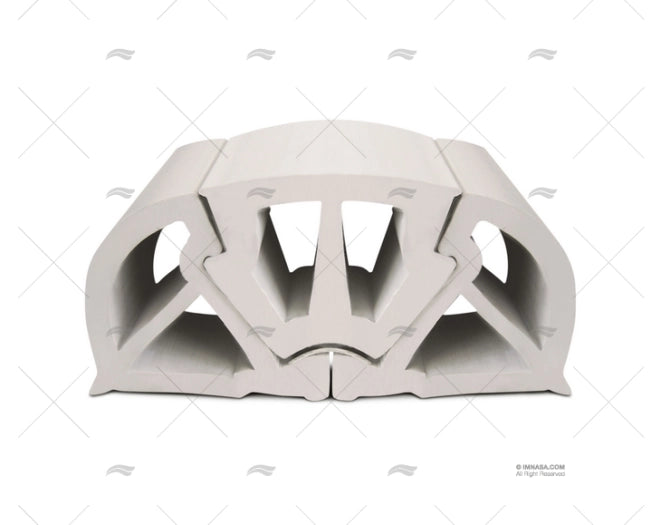 WHITE PVC PROFILE BUMPER H 160 12m TESSILMARE