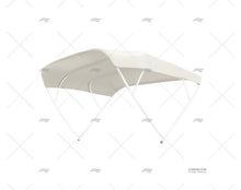 HOOD 175x252x156 ALU WHITE 4 ARCH TESSILMARE