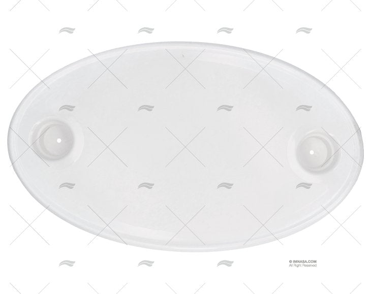TABLE OVAL 760X450 WHITE
