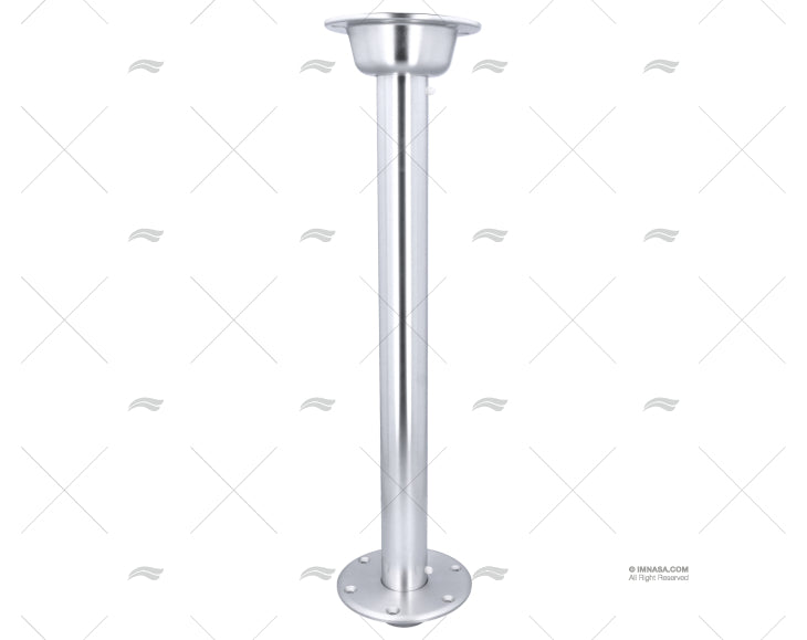 PEDESTAL FOR TABLE IN ALUMINIUM POLISHED