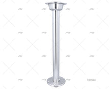 PEDESTAL FOR TABLE IN ALUMINIUM POLISHED