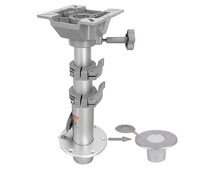 REMOVABLE TABLE PEDESTAL ADJUST.GAS 3 W/
