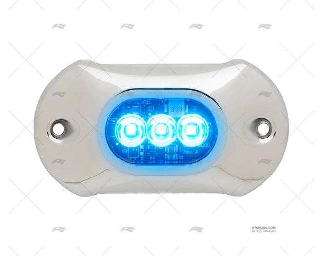 UNDERWATER LIGHT 3 LED BLUE SAPPHIRE ATTWOOD