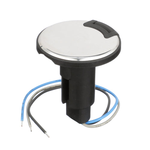 Attwood Asm-rnd Base, Om, Bk,3pin (Clam Shell)