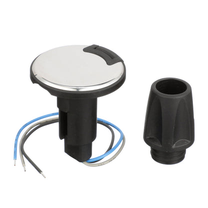 Attwood Asm-rnd Base, Om, Bk,3pin (Clam Shell)