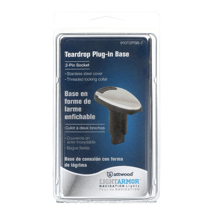 Attwood Asm-td Base, Ss-pl, 2 Pin (Clam Shell)