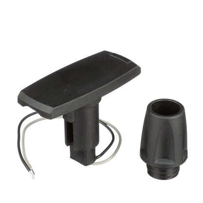 Attwood Asm-rect Base, Blk, 2 Pin (Clam Shell)