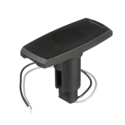 Attwood Asm-rect Base, Blk, 2 Pin (Clam Shell)