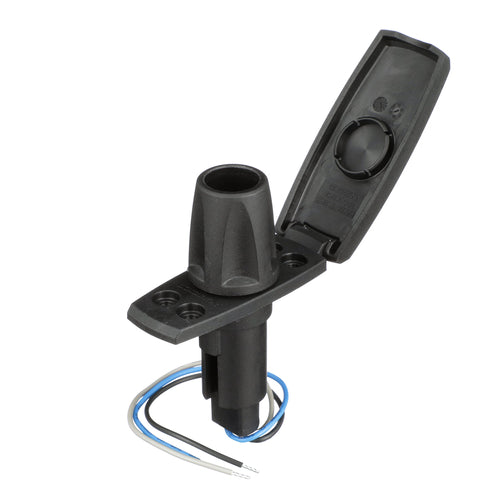 Attwood Asm-rect Base, Blk, 3 Pin (Clam Shell)