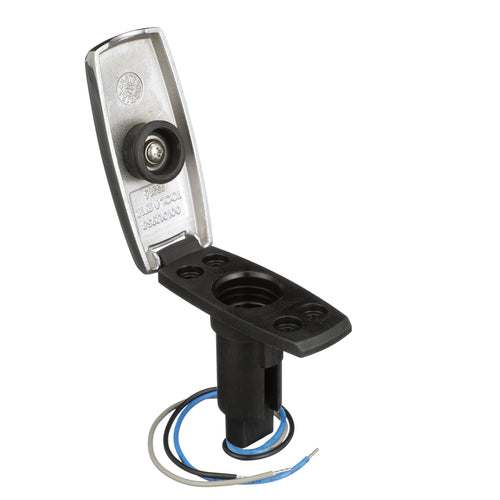 Attwood Asm-rect Base, SS, 3 Pin (Clam Shell)