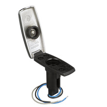 Attwood Asm-rect Base, SS, 3 Pin (Clam Shell)
