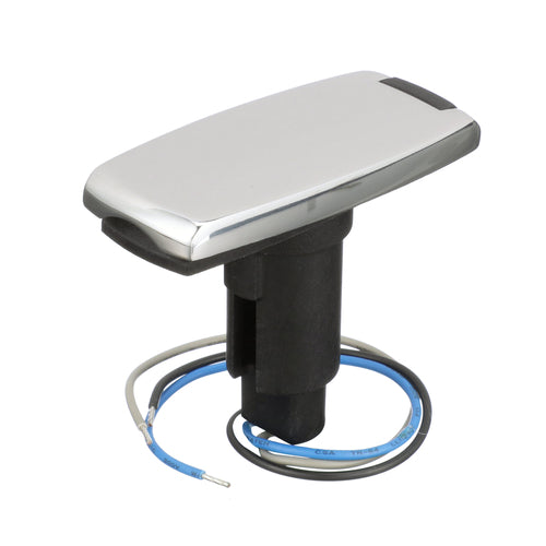 Attwood Asm-rect Base, SS, 3 Pin (Clam Shell)