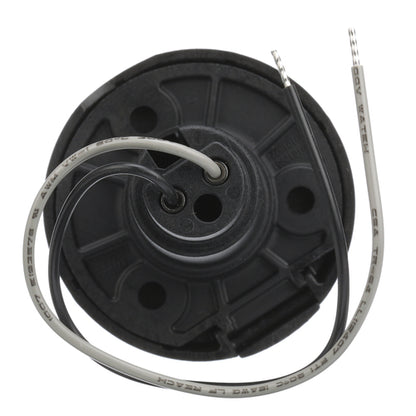 Attwood Asm-rnd Base, Om, Bk,2pin (Clam Shell)