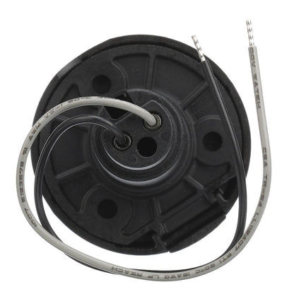 Attwood Asm-rnd Base, Om, Bk,2pin (Clam Shell)