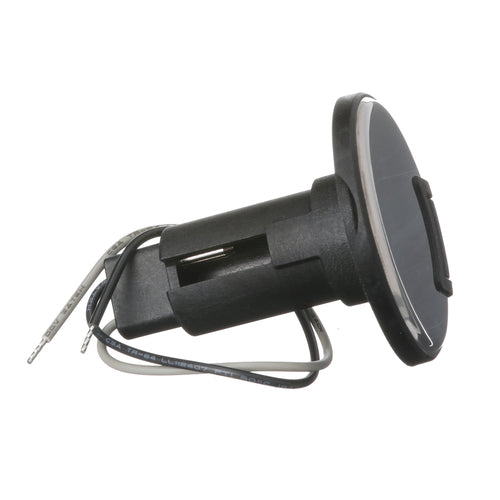 Attwood Asm-rnd Base, Om, Bk,2pin (Clam Shell)