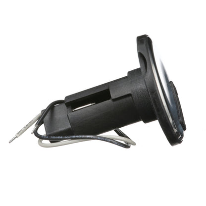 Attwood Asm-rnd Base, Om, Bk,2pin (Clam Shell)