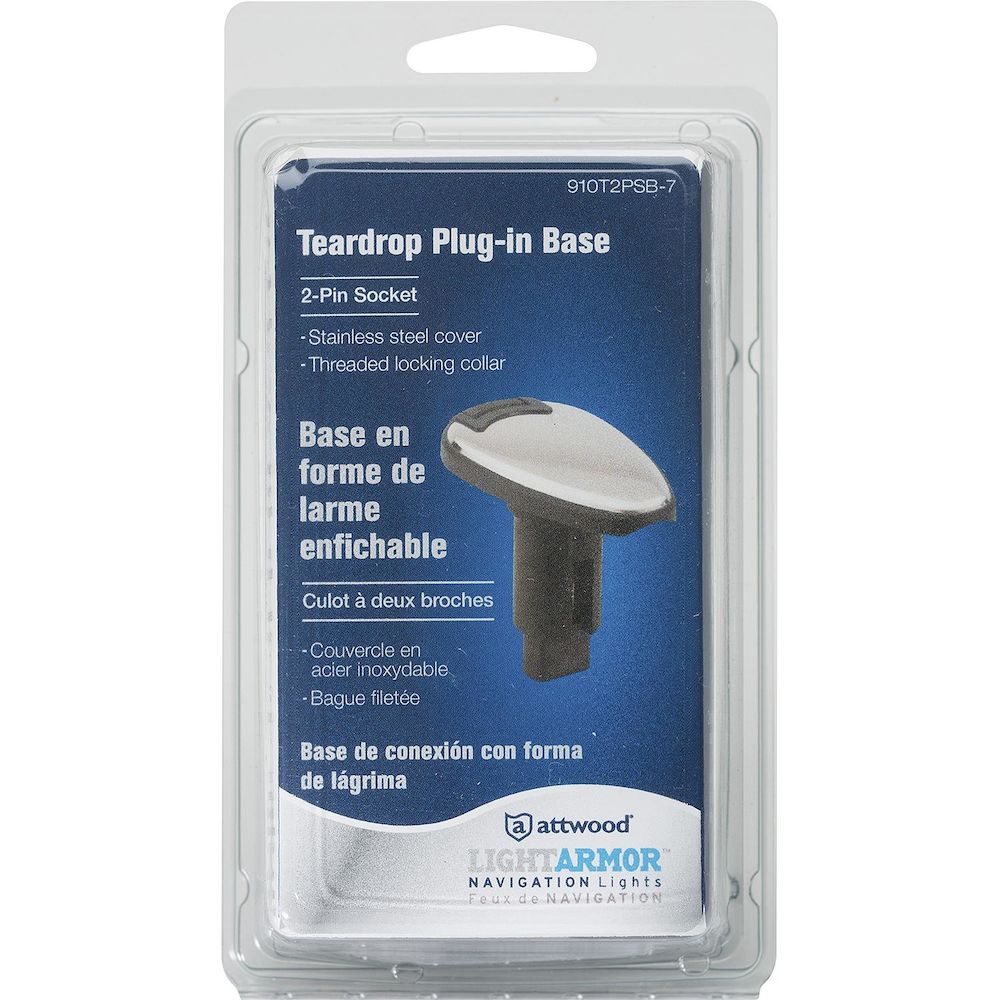 Attwood Asm-td Base, Ss-pl, 2 Pin (Clam Shell)