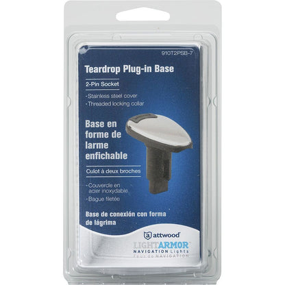 Attwood Asm-td Base, Ss-pl, 2 Pin (Clam Shell)