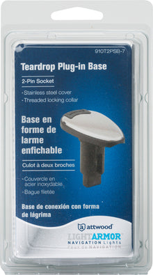 Attwood Asm-td Base, Ss-pl, 2 Pin (Clam Shell)