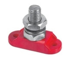 BEP Insulated Studs Single 1x10mm Positive Red (Bulk)