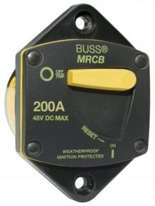 BEP HD Circuit Breaker Bussman 187 200A Panel Mount Bulk