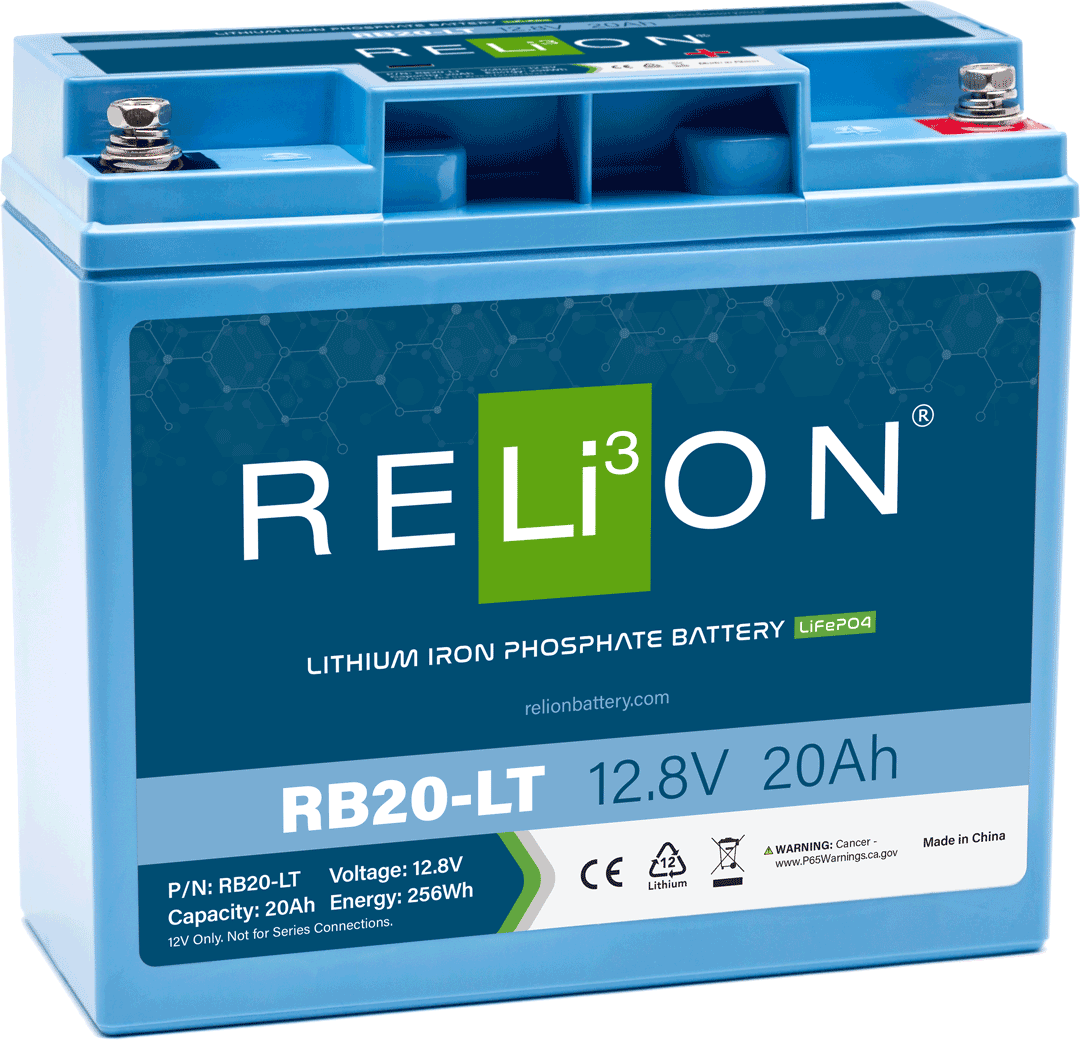 RELiON 12.8V 20Ah LT LiFePO4 Battery